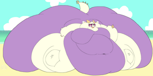 one too many burgers at The Beached Beachgoer by creflurker