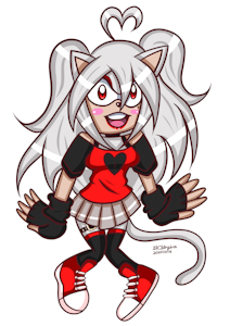 Sonic style OC Sakura Kiko! by GamerGirlOtaku
