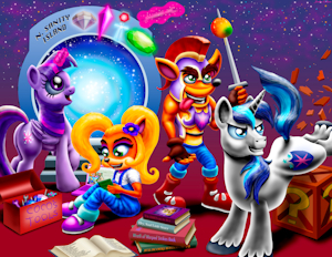 Coco, Twilight, and their BBBFFs by COL95JAC