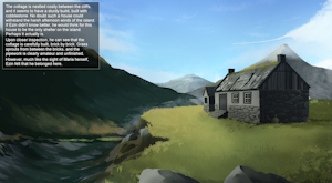 [Story Illustration] Midgard Island - Maria's House by MuskWuff