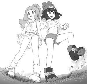 Lillie and Chicken are too big by AlloyRabbit