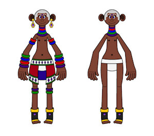 The Elegantly Bare Warrior by MonkeyLover