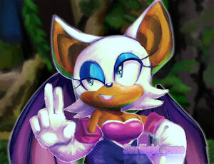SA2 Rouge practice by Starliightzone