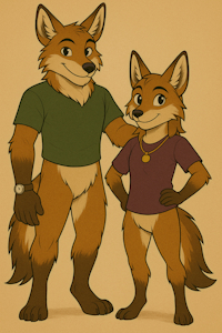 Siblings love, cover. by lionguard59