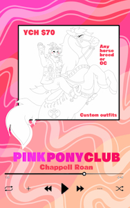 Pink Pony Club Spotify YCH by Shiloh708