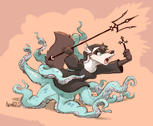 Aggroed Octonun by Animancer