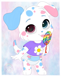 Daisy's Lollipop -By GlitterThePup- by DanielMania123