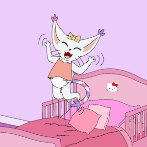 Bed Jumping Gatomon by DanielMania123