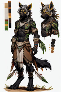 Bolt the Mightyena by scorpianpp