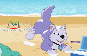 Commission: Everest Cool off by Marvispot84arts