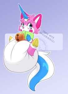 Poofy Kitty by Sp4c3Ch1nch1ll4