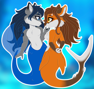 The cutest couple 💙 by WereFox