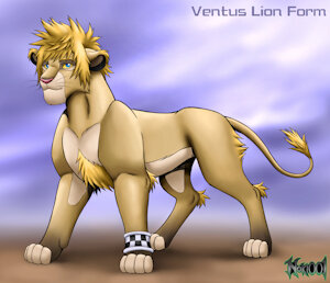 Ventus Lion Form by Noki001