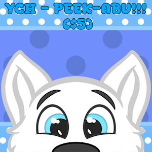 (YCH): PEEK-ABU! Banner & Icon (2 in 1) by BarkerPuppers