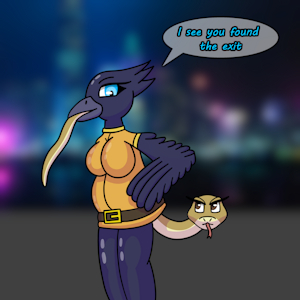 Agent Doom & Mr Snake by AlphabetABC