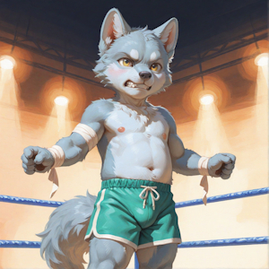 [Request] Cub Wolf Wrestler by yisikopato