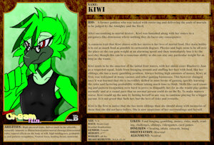 Character Bio: Kiwi by Viro