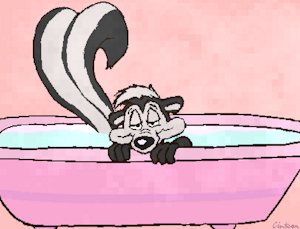 having a little soak~ by Cintoon
