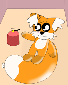 Floaty Latex Loon Fox by Fooxy
