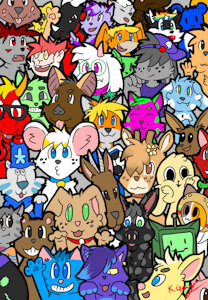 Furry Group Gathering by KitsunoGray