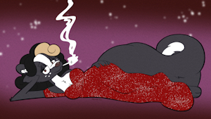 Smoking Skunk by TrevorFox