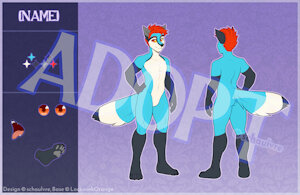 Adopt: Male Blue Fox (OPEN) by schaulvre