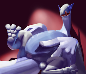 Hungry lugia [sfw] by teres