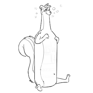[Old Art] I Had The Whole Bottle by Rawr by sirkain