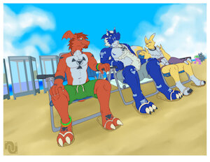 Digital Beach by NenanaUso