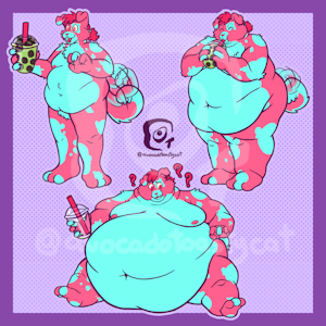 Newtown weight gain by avocadotoastycat