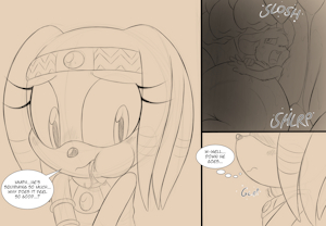 Tikal's first snack by Sparkythechu