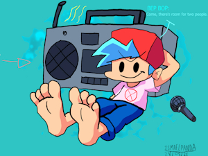 Boyfriend feet talking by Ismaelpanda