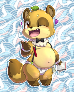 Commission - brief waiter by LKIWS