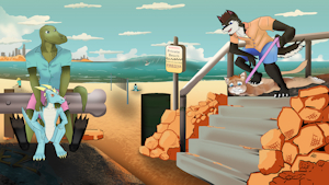 Surfers by AlexSama by SamytheDragon