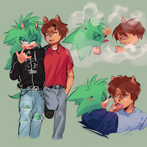 Manic & Denzel by Yomama2387