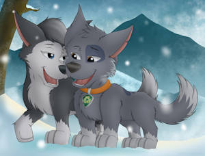 (COMMISION) Winter Love by Chocky25