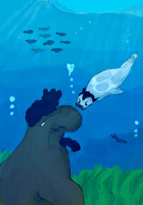 Snout kiss by Hinako20