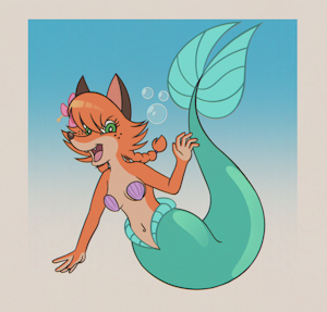 Patty the Merfox by Itoruna