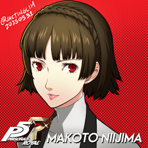 Makoto Niijima by riverhayashi