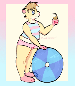 summer hammy by poopslug