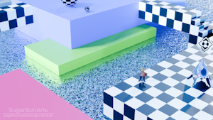Square bridges by SugarBunArts