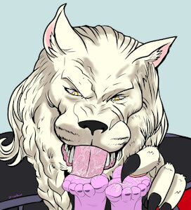 BattleBeast Licks Olivers feet Invincible fanar by WinserFerret