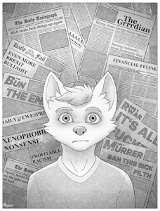 Thousand Headline Stare (art) by Musuko42