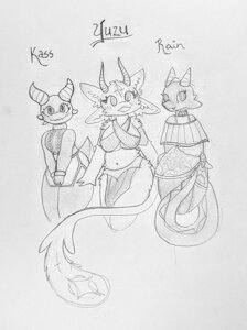 Kobold Maid Trio by eyelexie