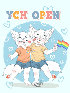 YCH OPEN / HAPPY PRIDE!! by EvilKiwii