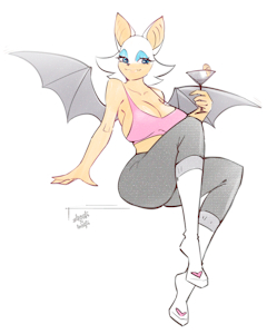 Rouge the Bat by sharkxbark