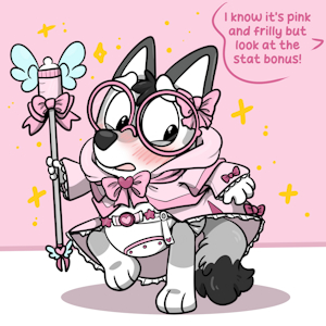 New gear for white mage by Loupy