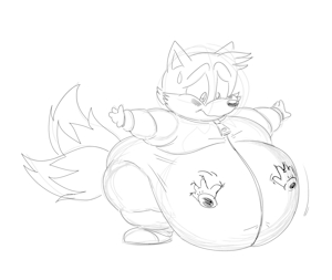 Tails in pajamas by ToonTwister3D