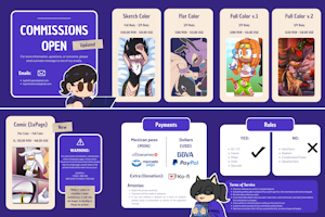 Commission OPEN Info 2025 by Lupita13