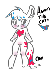 Hearts the cat by oOHeartsOo